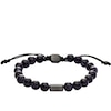 Thumbnail Image 1 of Fossil Men's Galaxy Beads Navy Reconstructed Sandstone Beaded Bracelet