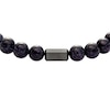 Thumbnail Image 3 of Fossil Men's Galaxy Beads Navy Reconstructed Sandstone Beaded Bracelet