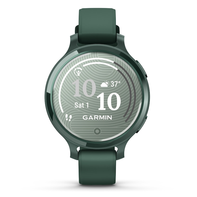 Main Image 1 of Garmin Lily Digital Green Silicone Strap Smartwatch