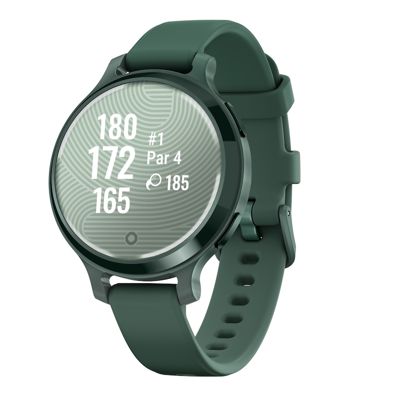 Main Image 2 of Garmin Lily Digital Green Silicone Strap Smartwatch