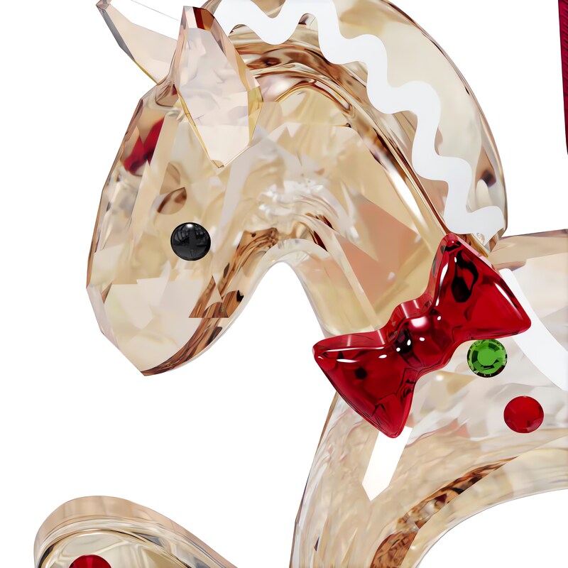 Main Image 6 of Swarovski Holiday Cheers Gingerbread Rocking Horse Ornament