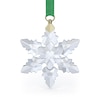 Thumbnail Image 1 of Swarovski Annual Edition Green Ribbon Little Snowflake Ornament 2024