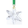 Thumbnail Image 3 of Swarovski Annual Edition Green Ribbon Little Snowflake Ornament 2024