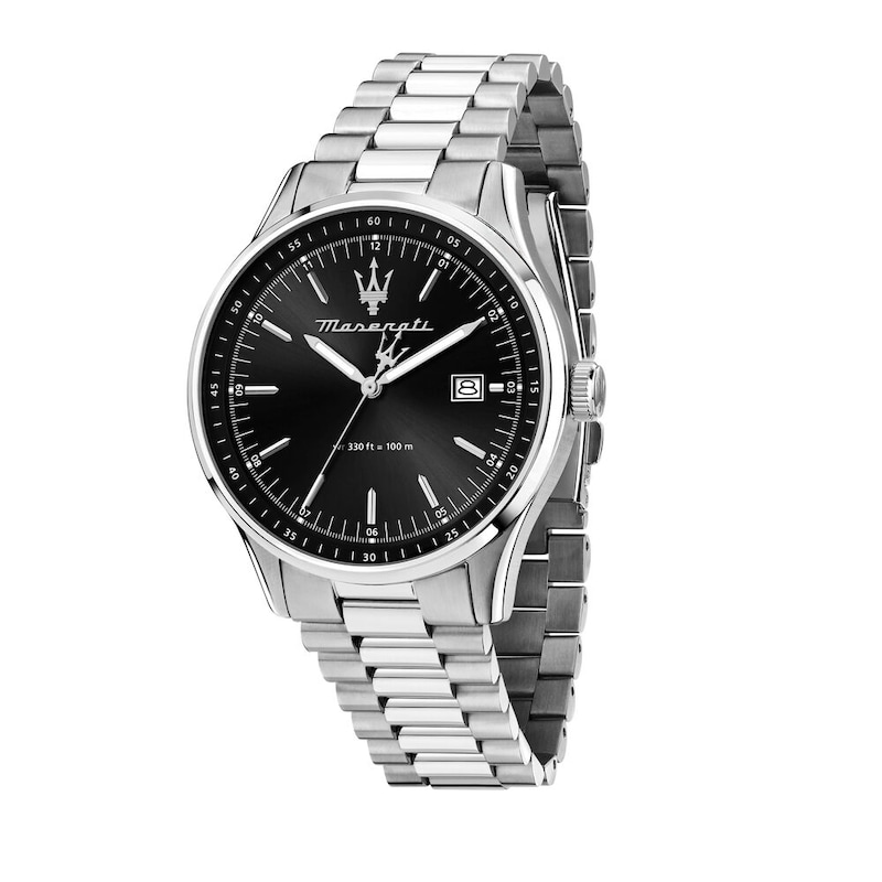 Main Image 1 of Maserati Men's Sorpasso Black Dial Stainless Steel Bracelet Watch