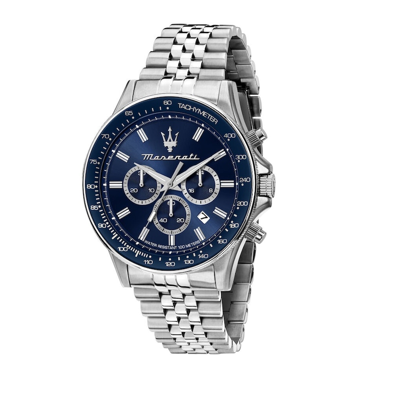 Main Image 1 of Maserati Men's Sfida Sport Blue Dial Stainless Steel Bracelet Watch