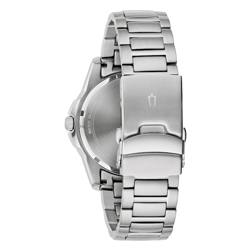 Main Image 3 of Bulova Men's Classic Silver Stainless Steel Bracelet Watch