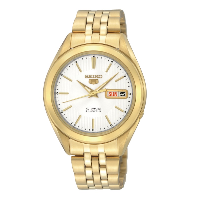 Main Image 1 of Seiko Gold Tone Mens Stainless Steel Bracelet Watch