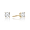 Thumbnail Image 1 of 9ct Yellow Gold 0.10ct Diamond Illusion Set Solitaire Stud Earrings