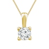 Thumbnail Image 1 of 9ct Yellow Gold 1ct Lab Grown Diamond Necklace