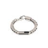 Thumbnail Image 1 of Guess Men's Carbon Fiber & Enamel Plate Curb Bracelet