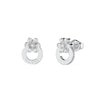 Thumbnail Image 1 of Guess Lily Flower Silver Tone 12mm Stud Earrings