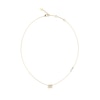 Thumbnail Image 1 of Guess Bamboo & Crystal Gold Tone 16-18&quot; Necklace