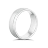 Thumbnail Image 1 of Men's Sterling Silver 7mm Matt & Polished Ring