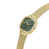 Thumbnail Image 4 of Guess Ladies' Green Dial Gold Tone Stainless Steel Bracelet Watch