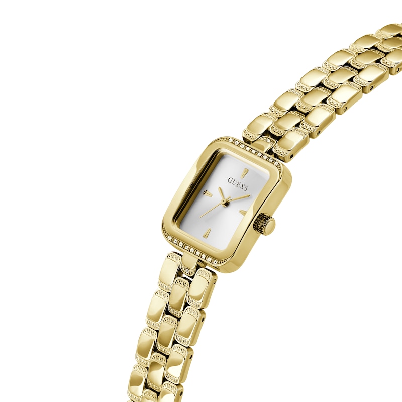 Main Image 4 of Guess Ladies' Silver Dial Gold Tone Stainless Steel Bracelet Watch