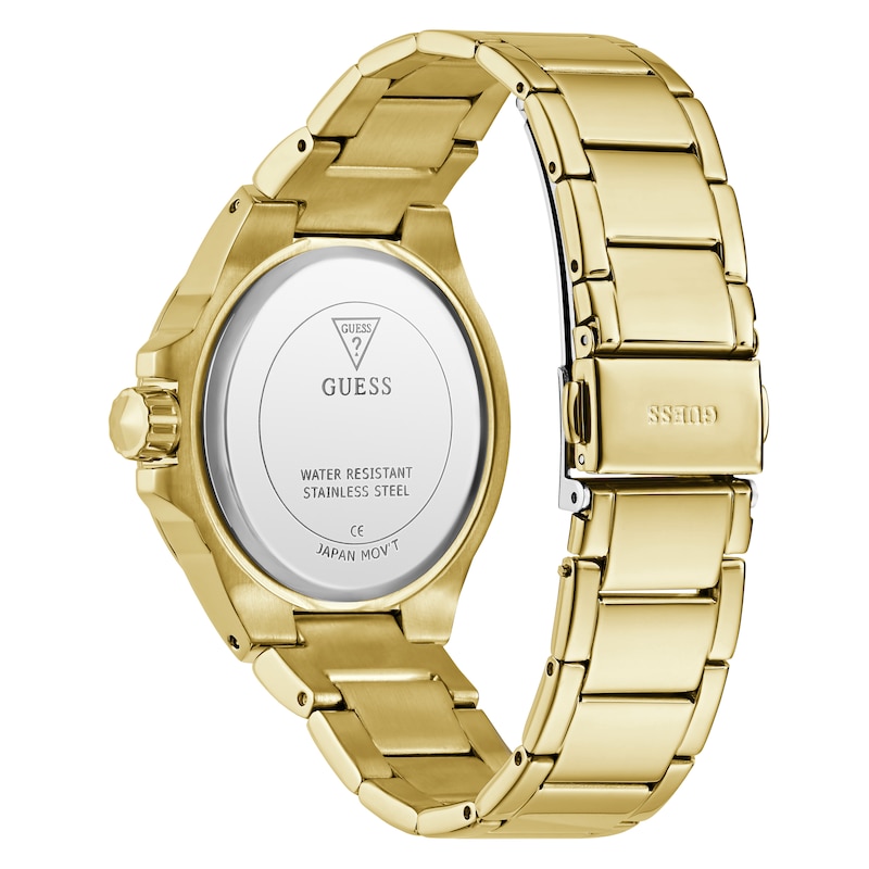 Main Image 3 of Guess Ladies' Stone Set Gold Tone Bracelet Watch