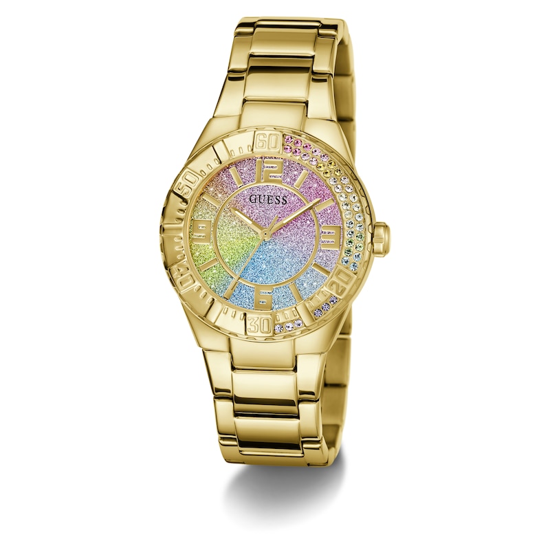 Main Image 5 of Guess Ladies' Sparkle Dial Gold Tone Stainless Steel Bracelet Watch