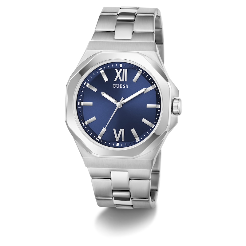 Main Image 6 of Guess Men's Blue Dial Stainless Steel Bracelet Watch