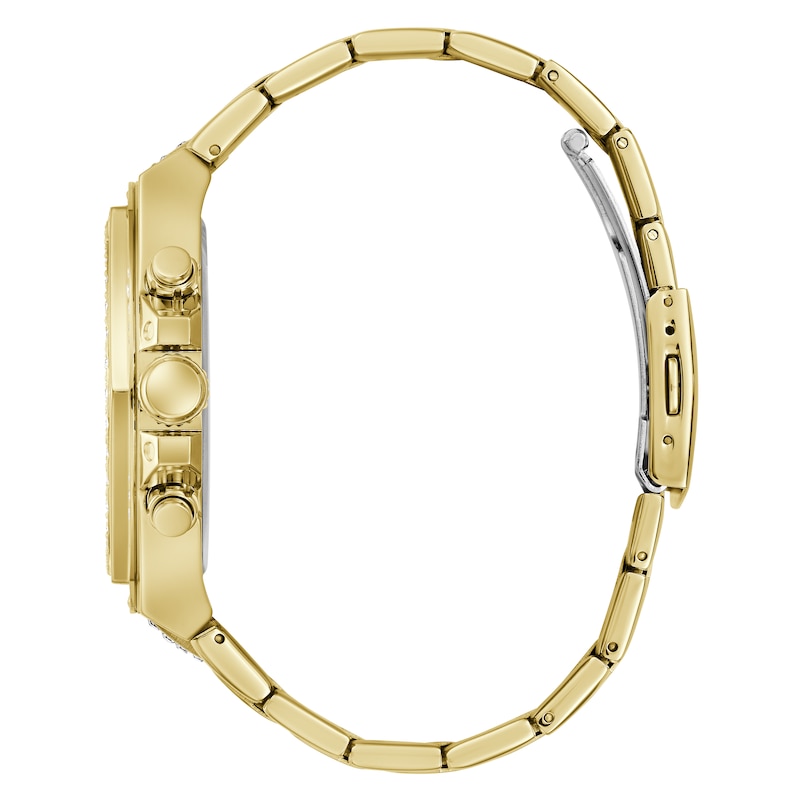 Main Image 2 of Guess Men's Stone Set Gold Tone Bracelet Watch