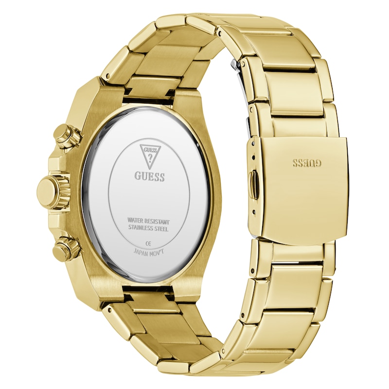 Main Image 3 of Guess Men's Stone Set Gold Tone Bracelet Watch