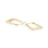 Thumbnail Image 2 of 9ct Yellow Gold Ribbed Creole Hoop Earrings