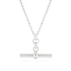 Thumbnail Image 1 of Sterling Silver Plain T-Bar Necklace