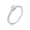 Thumbnail Image 2 of 9ct White Gold 0.25ct Diamond Solitaire Ring