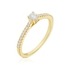 Thumbnail Image 2 of 9ct Yellow Gold 0.25ct Diamond Solitaire Ring