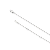 Thumbnail Image 3 of Sterling Silver 0.10ct Diamond Knot Pendant Necklace