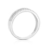 Thumbnail Image 3 of 9ct White Gold 0.33ct Diamond Baguette & Round Eternity Ring