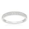 Thumbnail Image 1 of 9ct White Gold 0.15ct Diamond Flat Eternity Ring