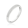 Thumbnail Image 2 of 9ct White Gold 0.15ct Diamond Flat Eternity Ring