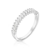 Thumbnail Image 2 of 9ct White Gold 0.40ct Diamond Baguette Eternity Ring