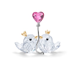 Swarovski With Love 'Love Birds & Pink Heart' Ornament