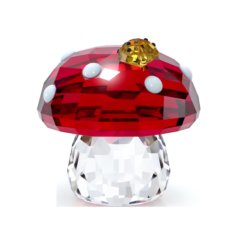 Main Image 2 of Swarovski Idyllia 'Mushroom & Ladybugs' Ornament