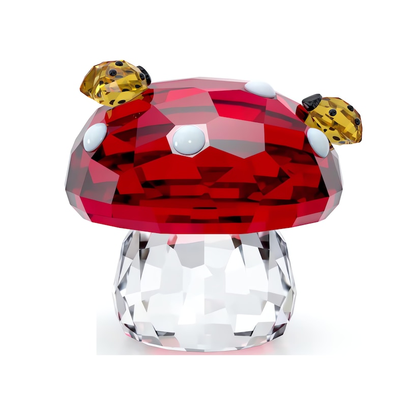 Main Image 3 of Swarovski Idyllia 'Mushroom & Ladybugs' Ornament