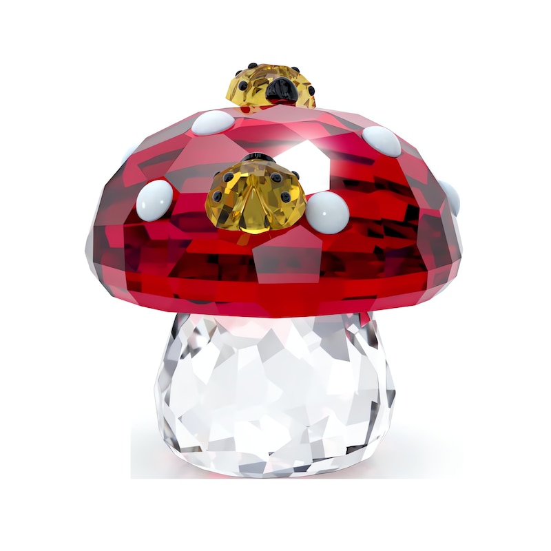 Main Image 4 of Swarovski Idyllia 'Mushroom & Ladybugs' Ornament