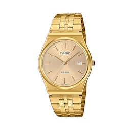 Casio Men's Vintage Gold Tone Bracelet Watch