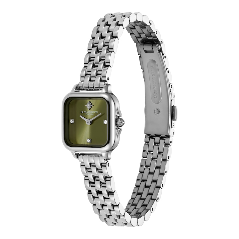 Main Image 2 of Olivia Burton Ladies' Mini Grosvenor Stainless Steel Bracelet Watch