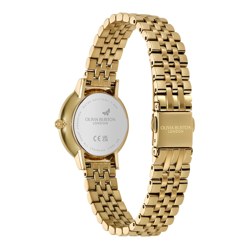 Main Image 4 of Olivia Burton Ladies' Honeycomb Ultra Slim Gold Tone Bracelet Watch