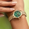 Thumbnail Image 5 of Olivia Burton Ladies' Honeycomb Ultra Slim Gold Tone Bracelet Watch