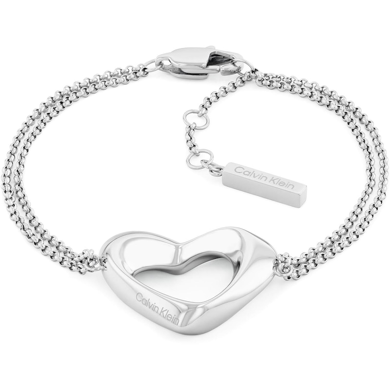 Main Image 1 of Calvin Klein Ladies' Stainless Steel Heart Bracelet