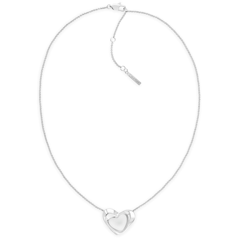 Main Image 1 of Calvin Klein Ladies' Stainless Steel Heart Necklace