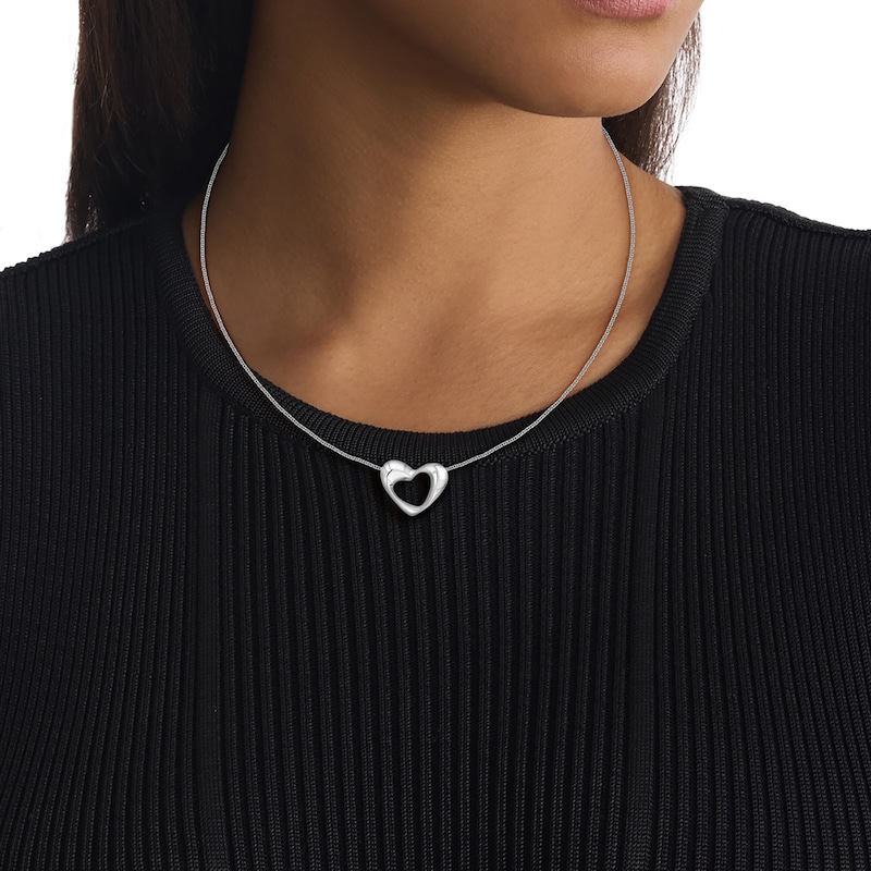 Main Image 3 of Calvin Klein Ladies' Stainless Steel Heart Necklace