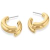 Thumbnail Image 2 of Calvin Klein Ladies' Gold Tone Hoop Earrings