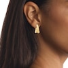 Thumbnail Image 3 of Calvin Klein Ladies' Gold Tone Hoop Earrings