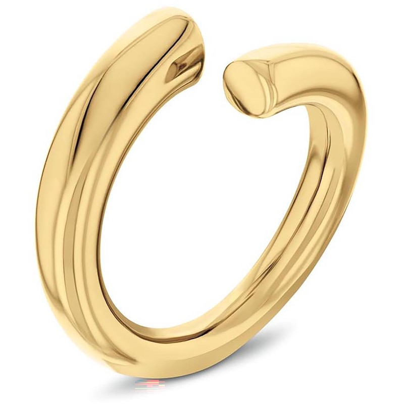 Main Image 2 of Calvin Klein Ladies' Gold Tone Ring - Size Q