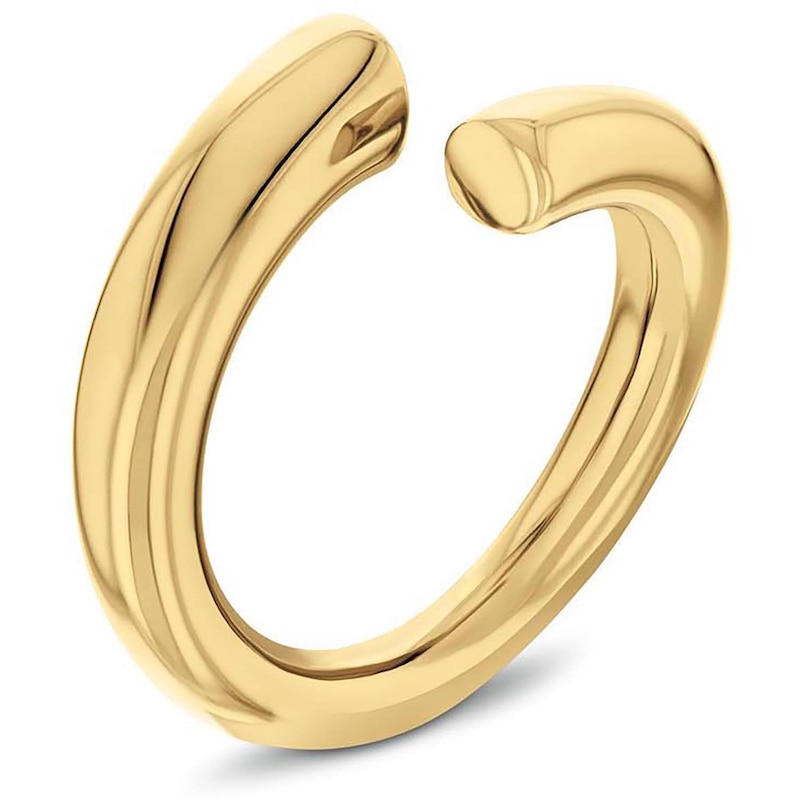 Main Image 2 of Calvin Klein Ladies' Gold Tone Ring - Size P