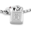 Thumbnail Image 2 of Tommy Hilfiger Ladies' Stainless Steel Bracelet With TH Monogram Lock Pendant