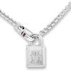 Thumbnail Image 2 of Tommy Hilfiger Ladies' Stainless Steel Necklace & TH Monogram Lock Pendant